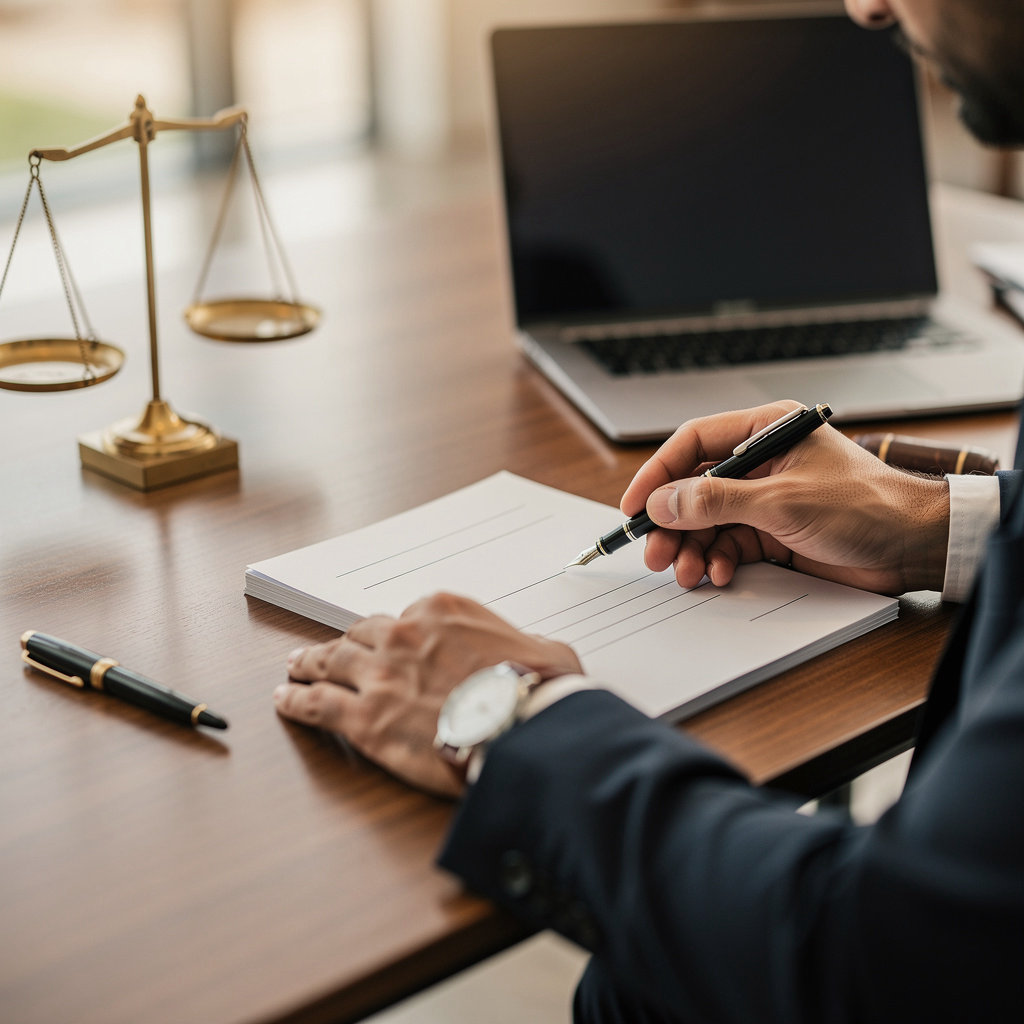 Golden State Law Group attorney reviewing legal documents with a client in San Diego, illustrating our collaborative case process